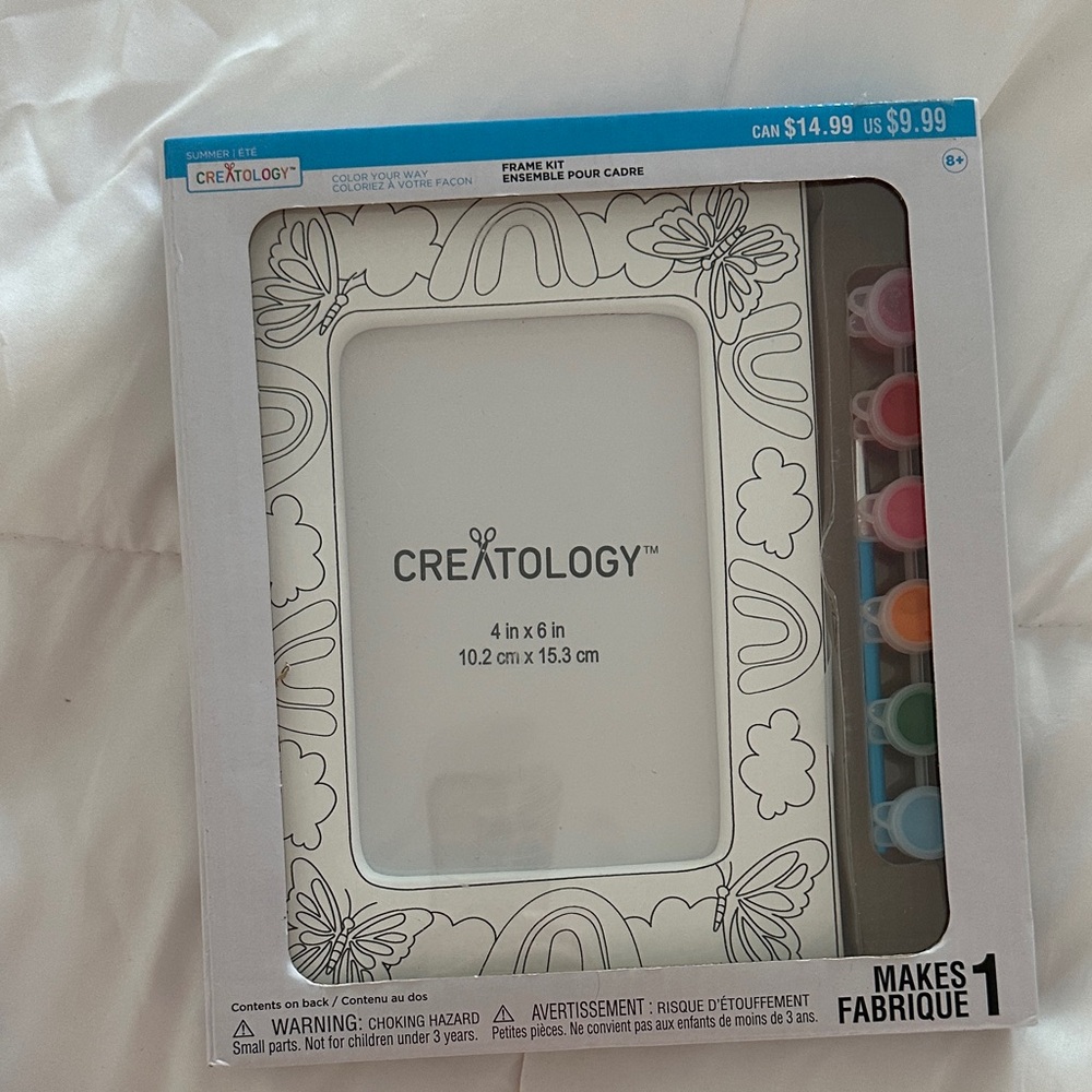 3/$20 NWT Creatology Frame Kit with Paints